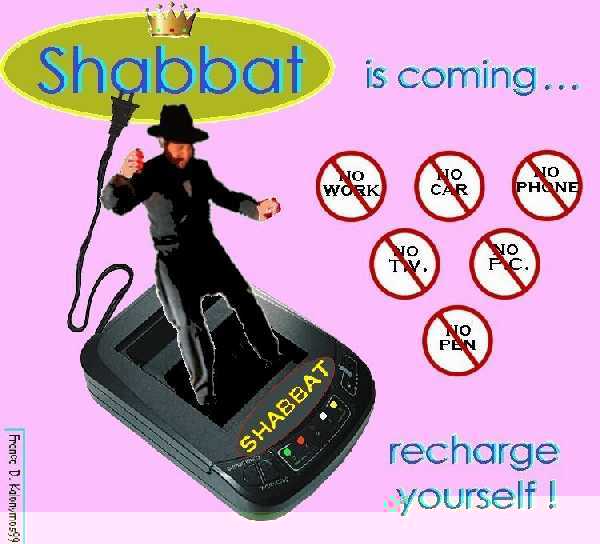 Shabbat is coming: recharge yourself !